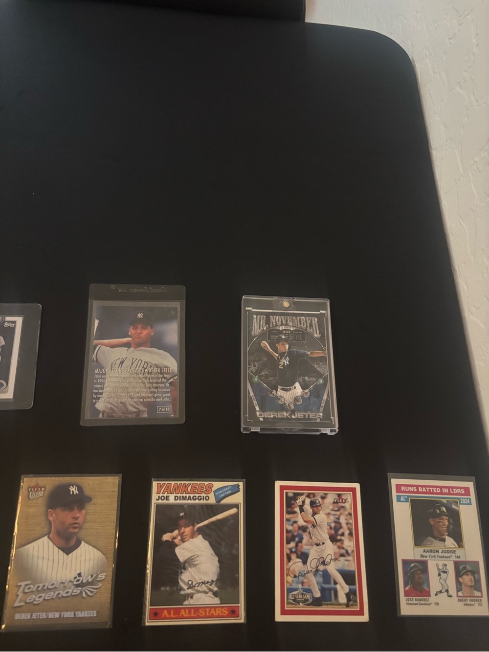 Yankees Baseball Card Lot Derek Jeter, Aaron Judge, Joe DiMaggio & More